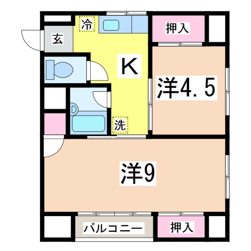 間取図 あけぼのマンション