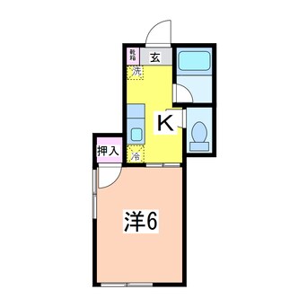 間取図 第二コーポ旭