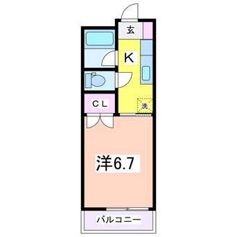 間取図 エステート旭町