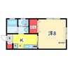OzamaⅠ 1Kの間取り
