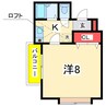ハイマート関屋田町 1Kの間取り