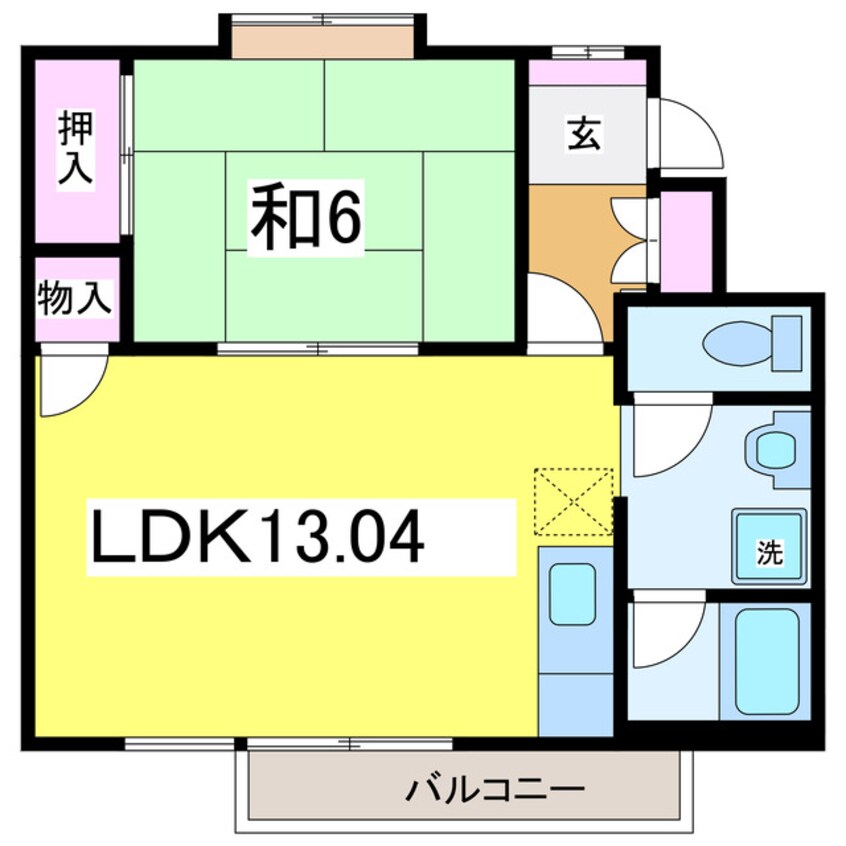 間取図 ハイム浜浦