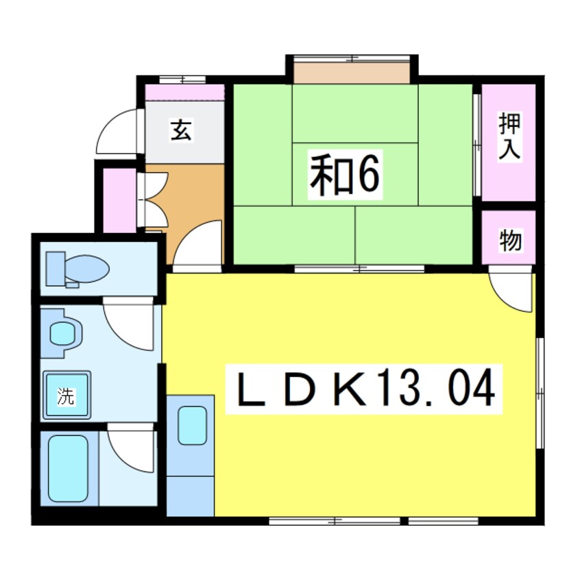 間取図 ハイム浜浦