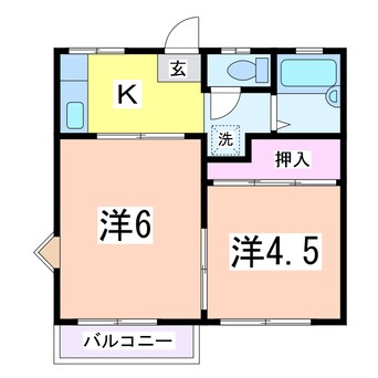 間取図 ラルゴ恵