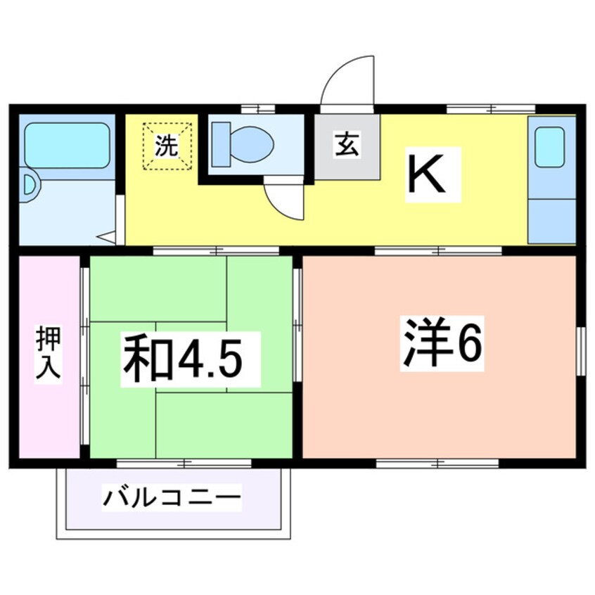 間取図 ラルゴ恵