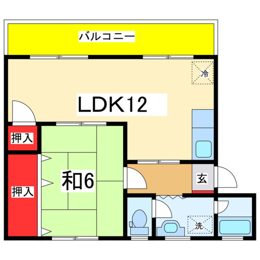 間取図 川崎ビル