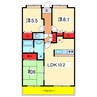 ボナール浜松イースト 3LDKの間取り