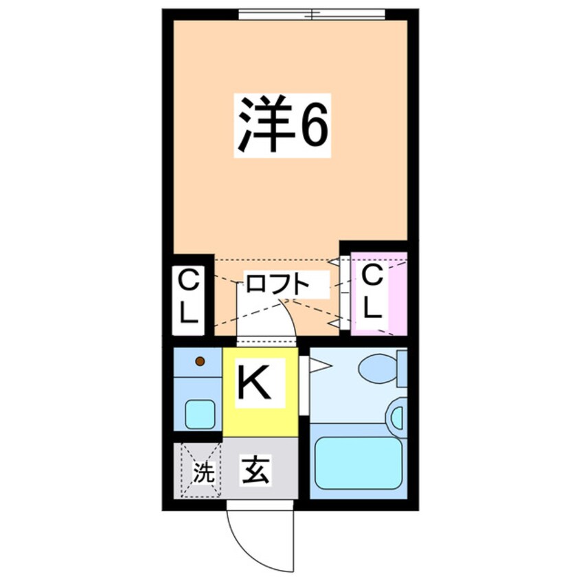 間取図 アビタス関屋