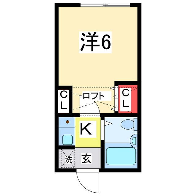 間取り図 アビタス関屋