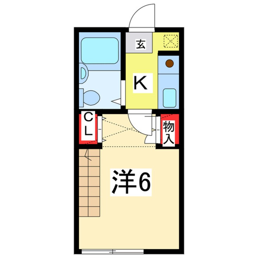 間取図 アビタス関屋