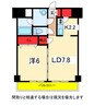 レガーロけやき通り 1LDKの間取り
