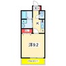 グレイスハイツ東中通タワー 1Kの間取り