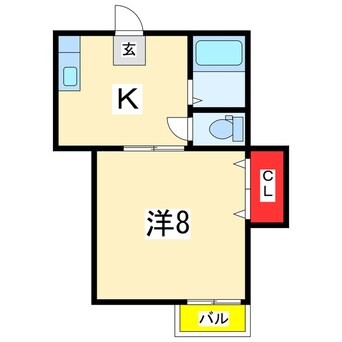 間取図 シェルブール幸Ⅰ