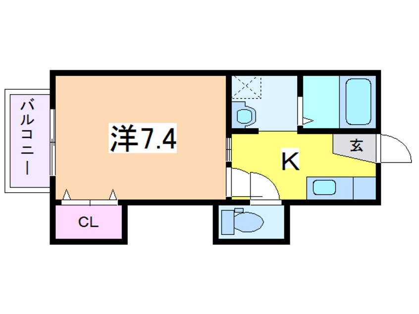 間取図 スカイ白山