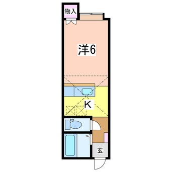 間取図 アパートメント・エコルセ