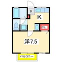 カレント白山の間取図