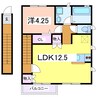 越後線/白山駅 徒歩15分 2階 築16年 1LDKの間取り