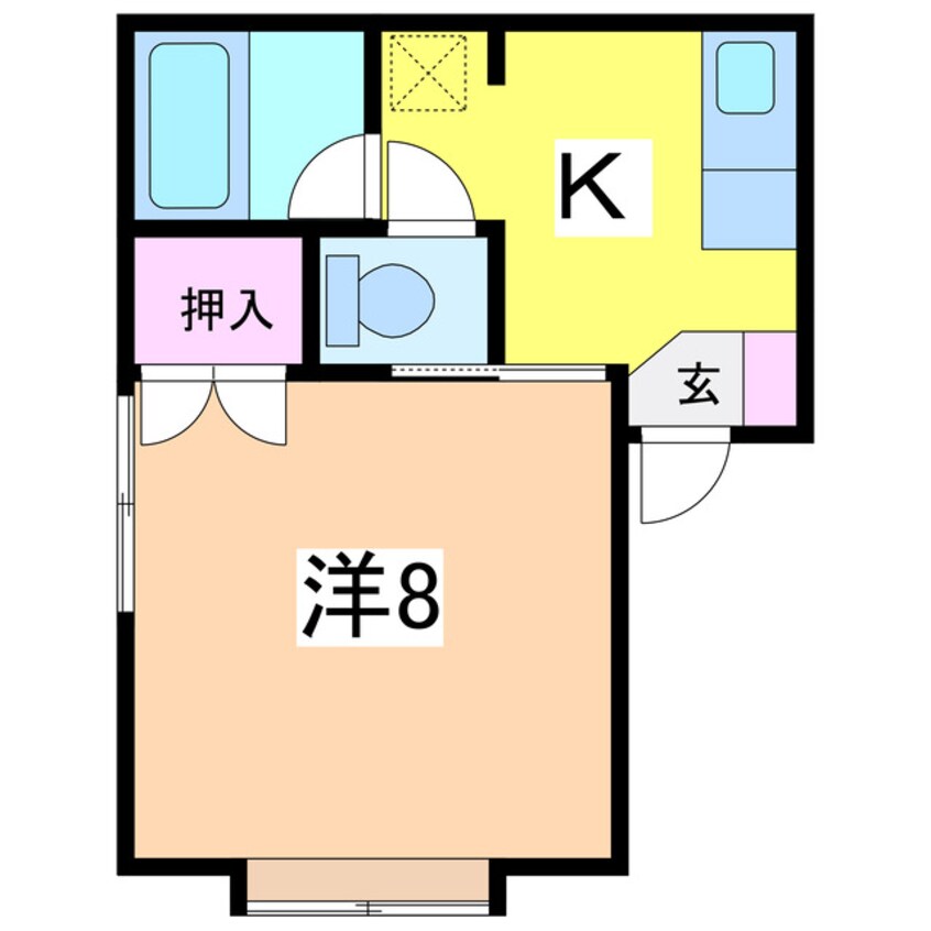 間取図 サンメゾン堀割