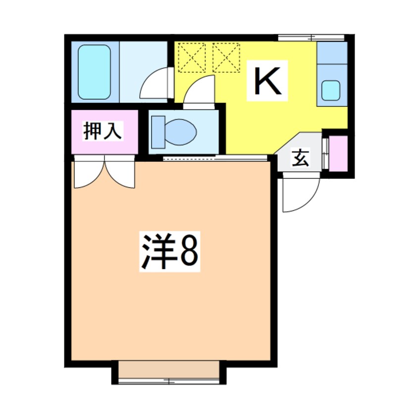 間取図 サンメゾン堀割