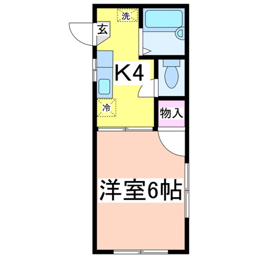 間取図 カーサフタバ