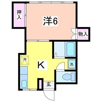 間取図 コーポ栄