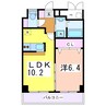 グレイスヴィラ西大畑 1LDKの間取り