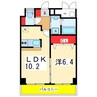 グレイスヴィラ西大畑 1LDKの間取り