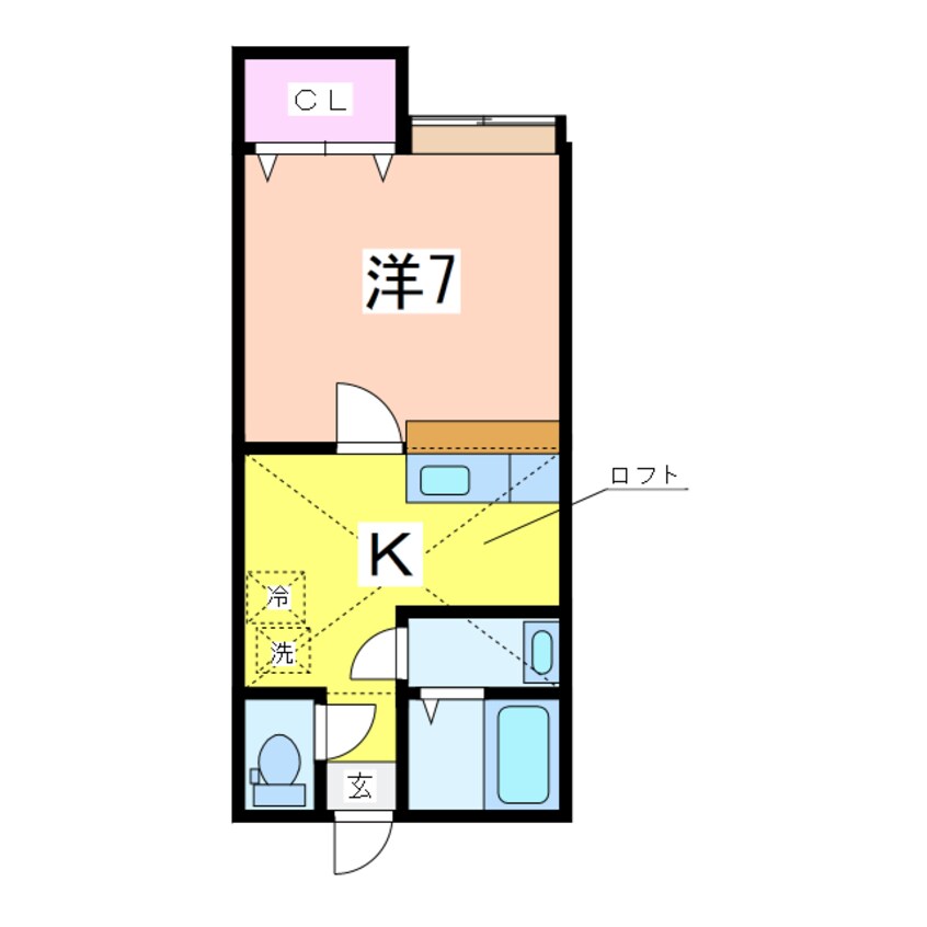 間取図 グリーン・ゲーブルス