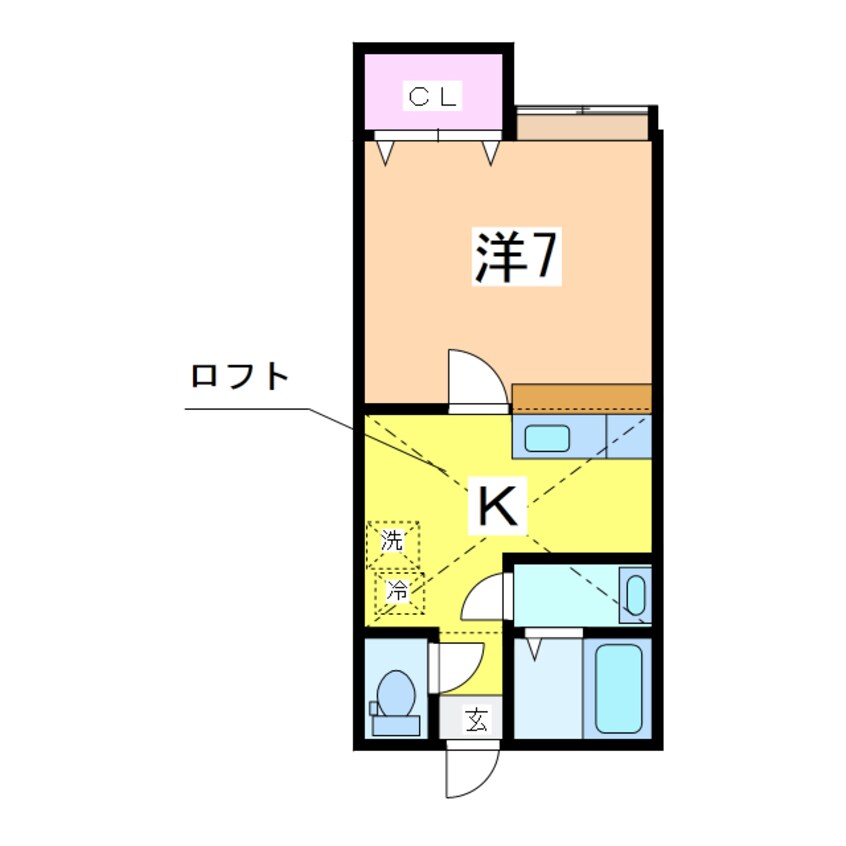 間取図 グリーン・ゲーブルス