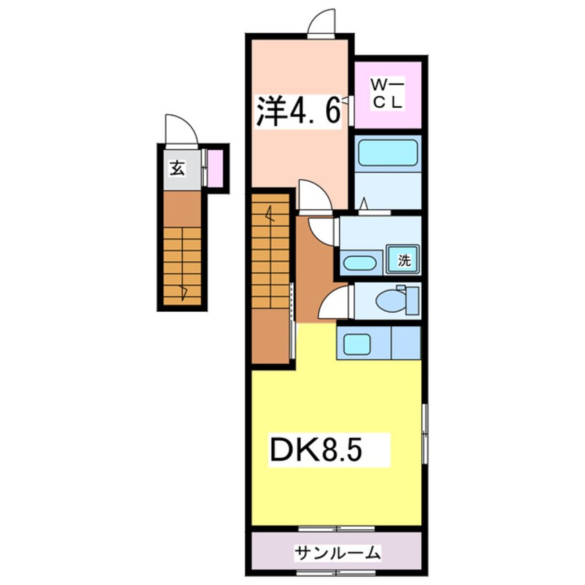 間取図 ローレルガーデン白山