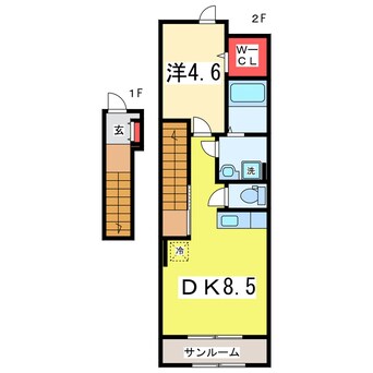 間取図 ローレルガーデン白山