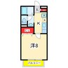 サンロイヤル白山浦 1Kの間取り
