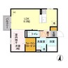 アクシス 1LDKの間取り