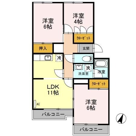 間取り図 ニューハイツ幸