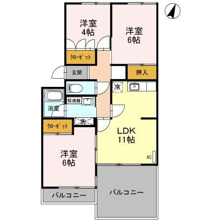 間取り図 ニューハイツ幸