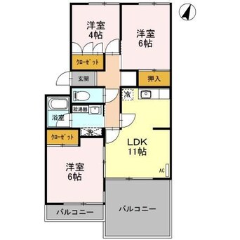 間取図 ニューハイツ幸