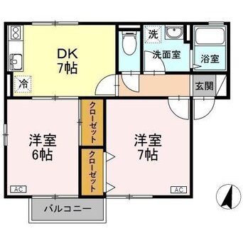 間取図 ロイヤルガーデンコートＡ