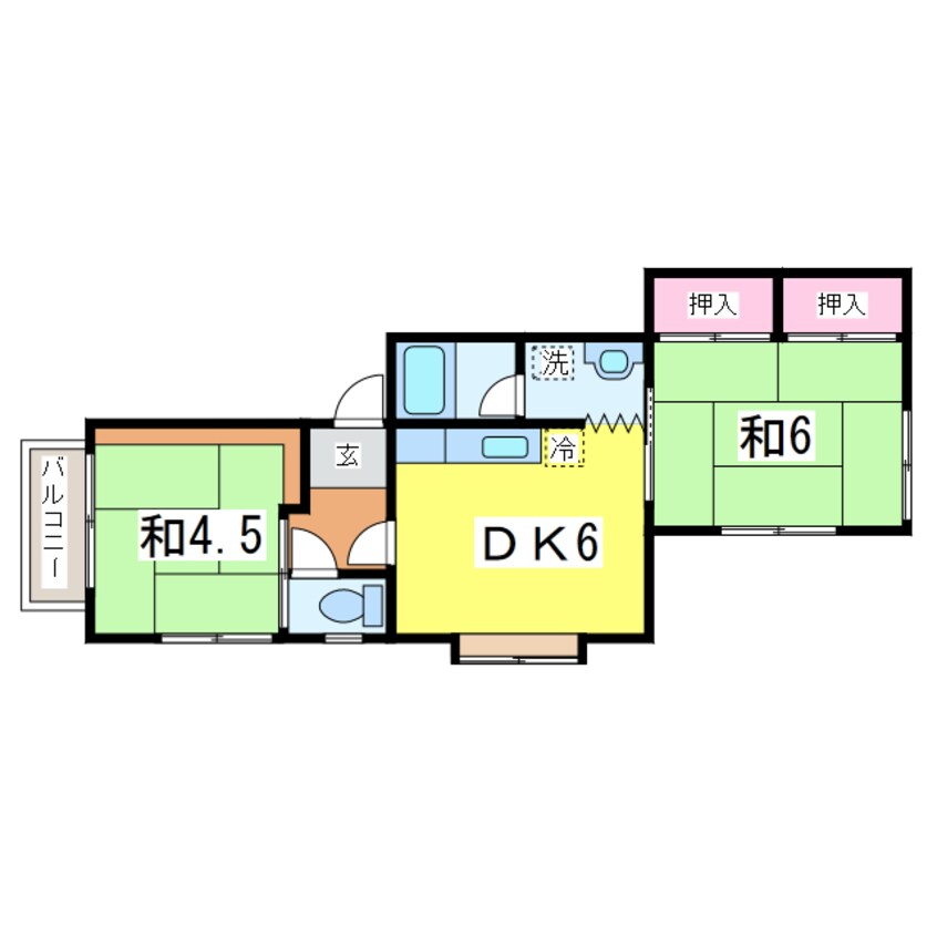 間取図 メゾン駿河