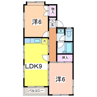 間取図 コーポミモザ