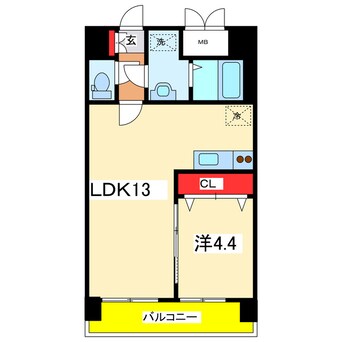 間取図 スカイオン本町