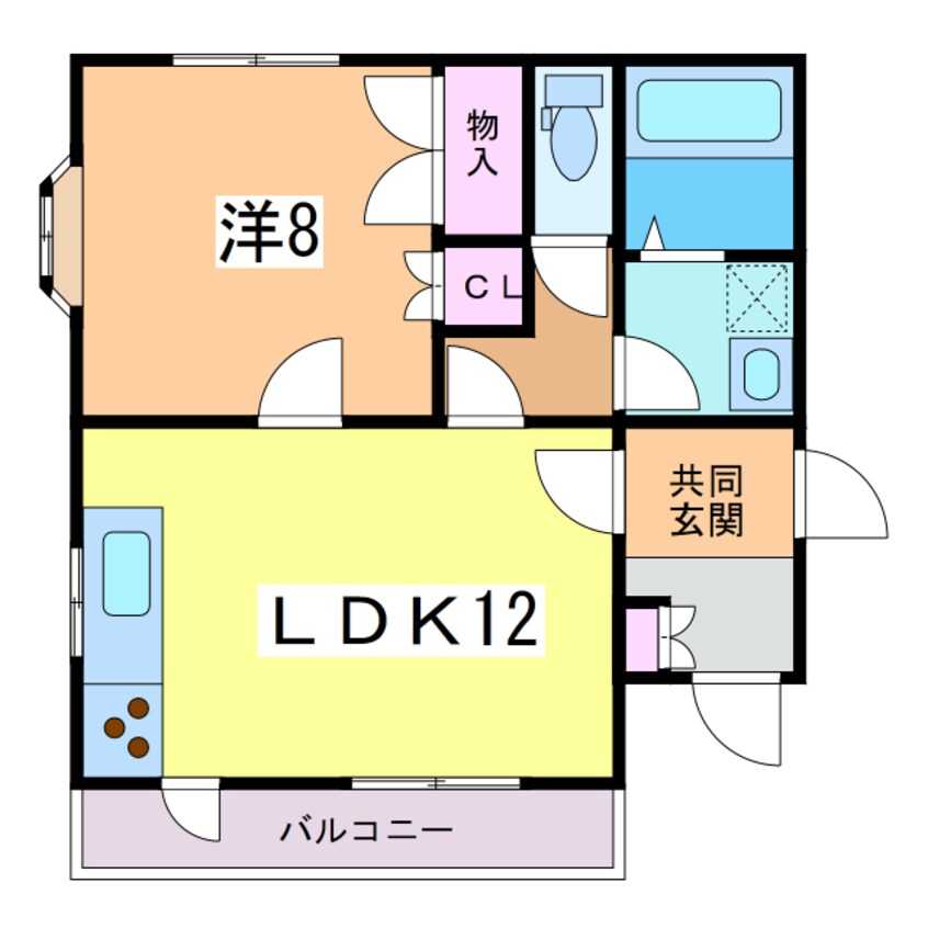 間取図 リバーコート東入船