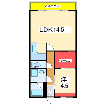 間取図 メゾン信濃