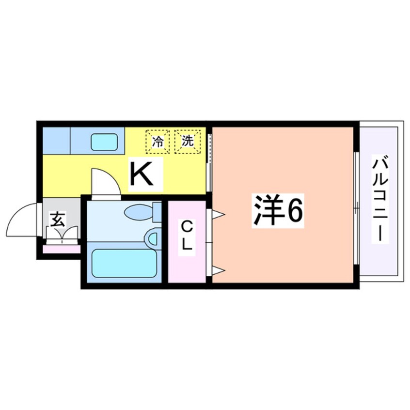 間取図 ロイヤルハイツ礎