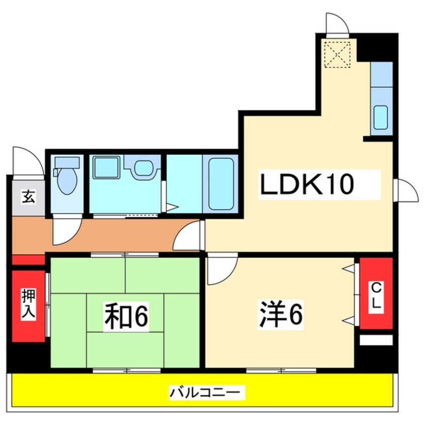 間取図 ロイヤル上大川前