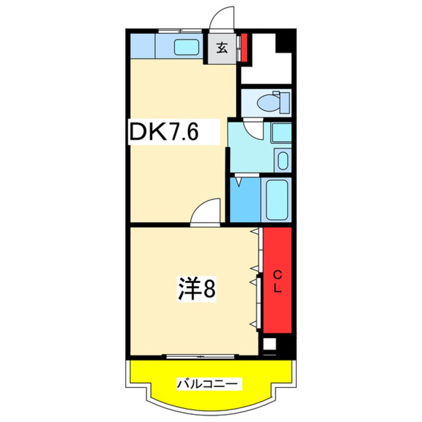 間取図 ロイヤル上大川前
