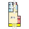 メリオル 1Kの間取り