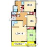 新潟ロイヤルマンション 3LDKの間取り