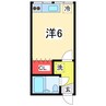 さゆり荘 1Rの間取り