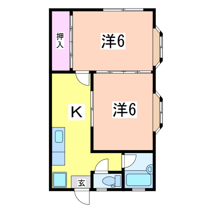 間取図 メゾンかとれあ