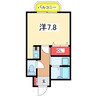 ベルトピア新潟21 1Rの間取り